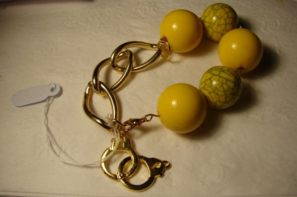 Pulseira Bolas amarelas