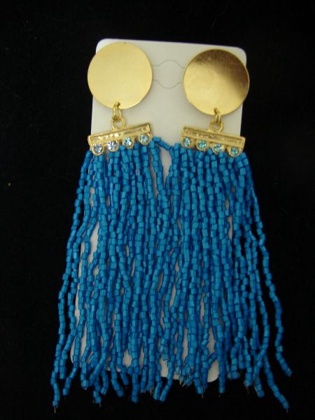 Maxi brinco azul